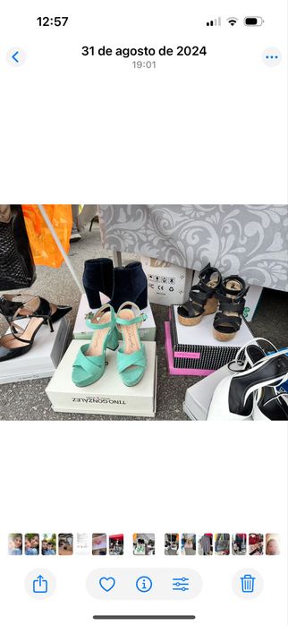 Sapatos e sandalias em bom estado