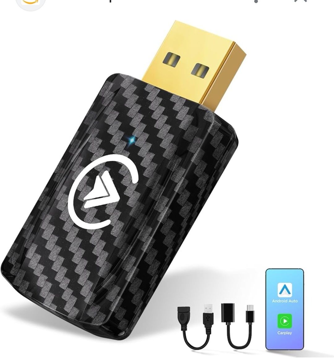Bezprzewodowy Adapter Carplay & Android Auto Wireless Stick 2 w 1 MSXT