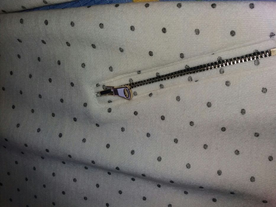 Платье теплое в горох