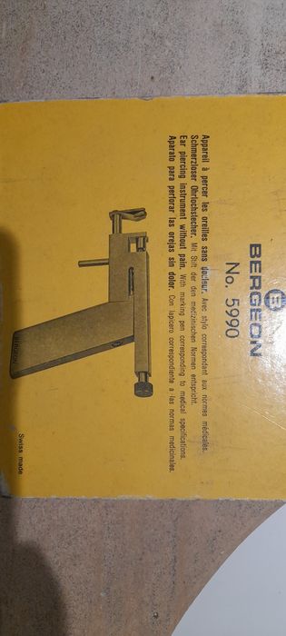 Furador orelhas bergeon 5990