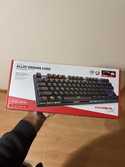 Teclado Mecânico HyperX Alloy Origins Core (Layout PT-BR)