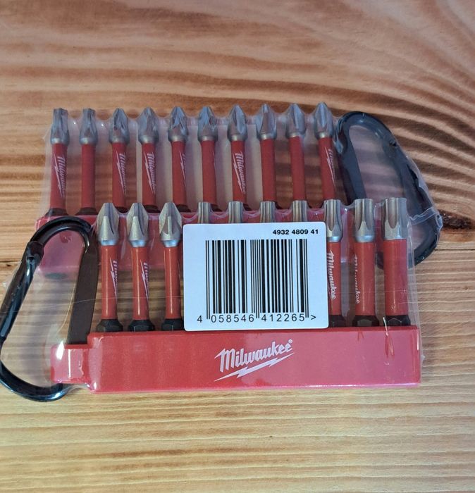 Набір біт 10 шт Milwaukee Shockwave