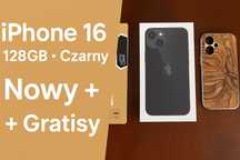 iPhone czarny 128GB Nowy, z salonu + gratisy