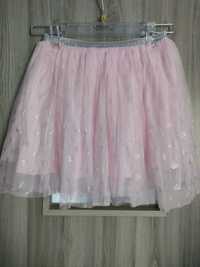 Różowa tiulowa spódnica dla dziewczynki