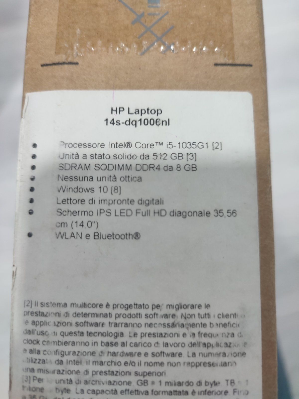 Продам ноутбук HP Laptop 14 s i5 1035g1