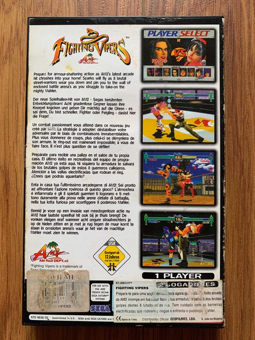 Fighting Vipers - Sega Saturn - Box64309729719937122