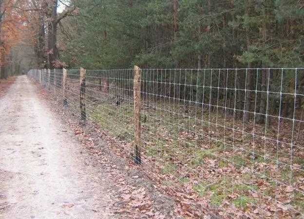 ogrodzenia budowlane / siatka leśna /brama/ słupki metalowe /ażury