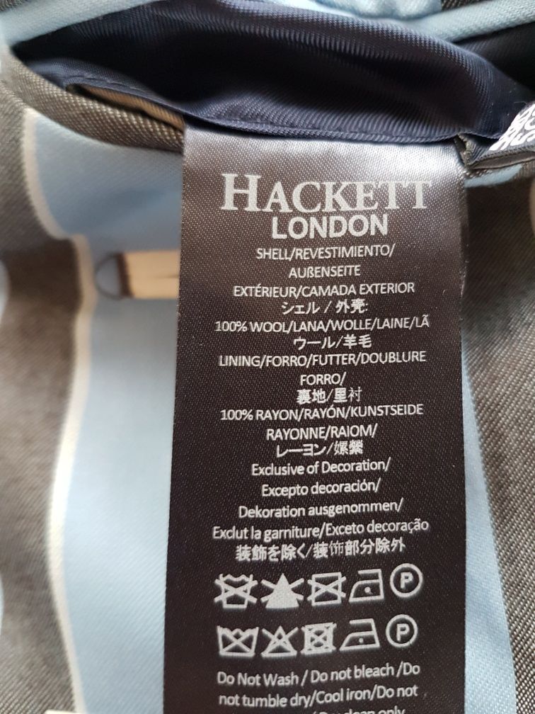 Piękna i jedyna taka, marynarka Hackett London 100% wełny, rozm. 56-XL