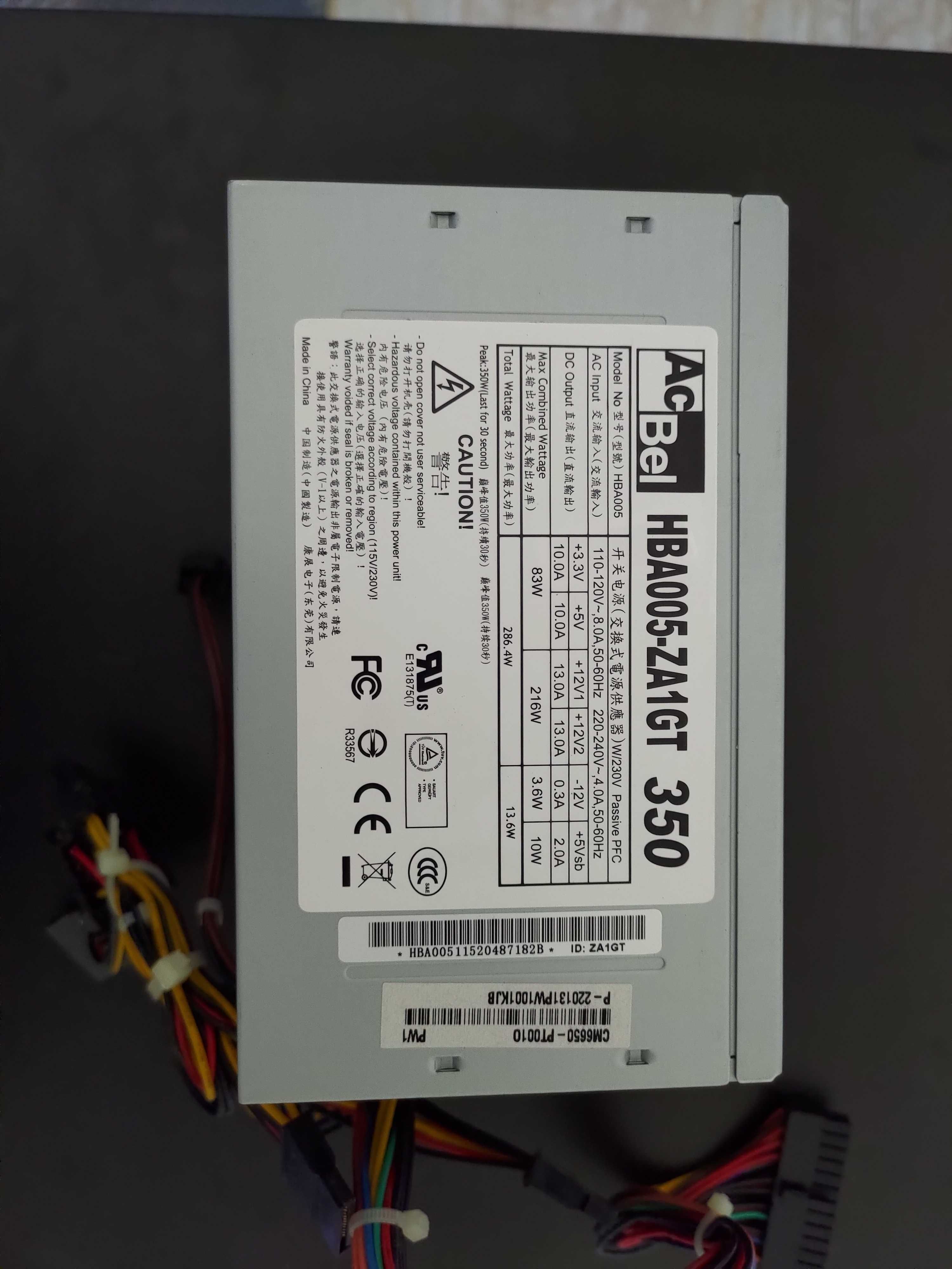 Fonte de Alimentação PC 350w