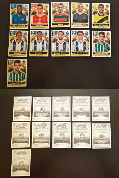 Cromos Panini Futebol Liga Portuguesa 15-16 , 16-17, 17-18