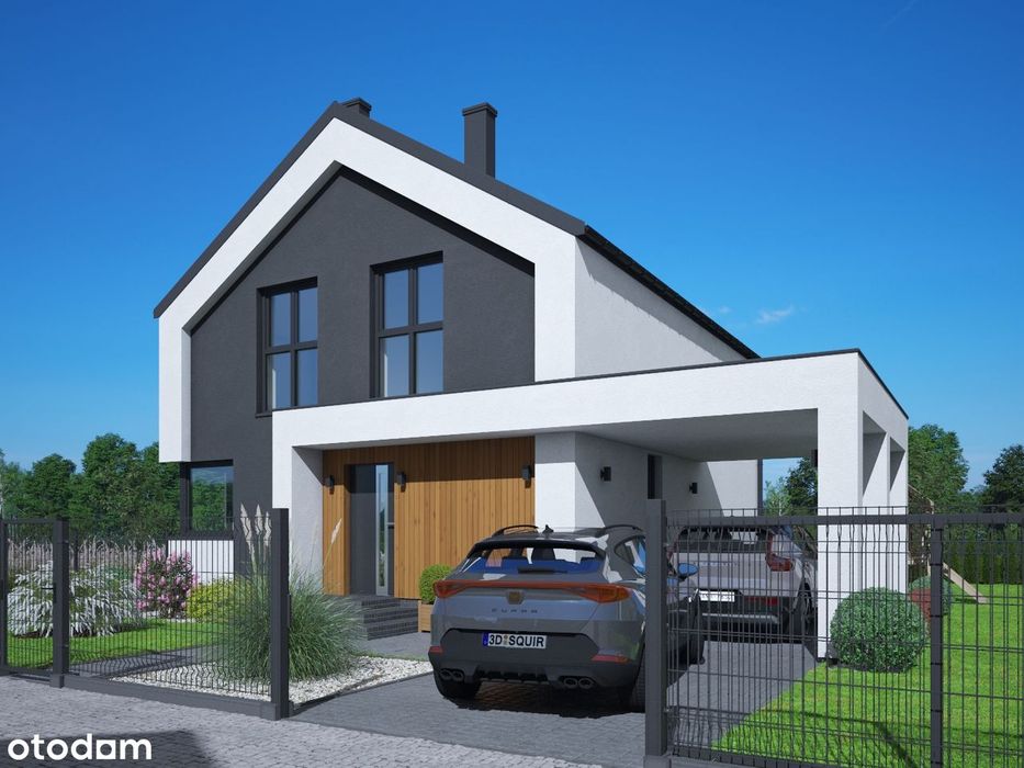 dom z wiatą, Kocmyrzów, 6,5 km od granic Krakowa