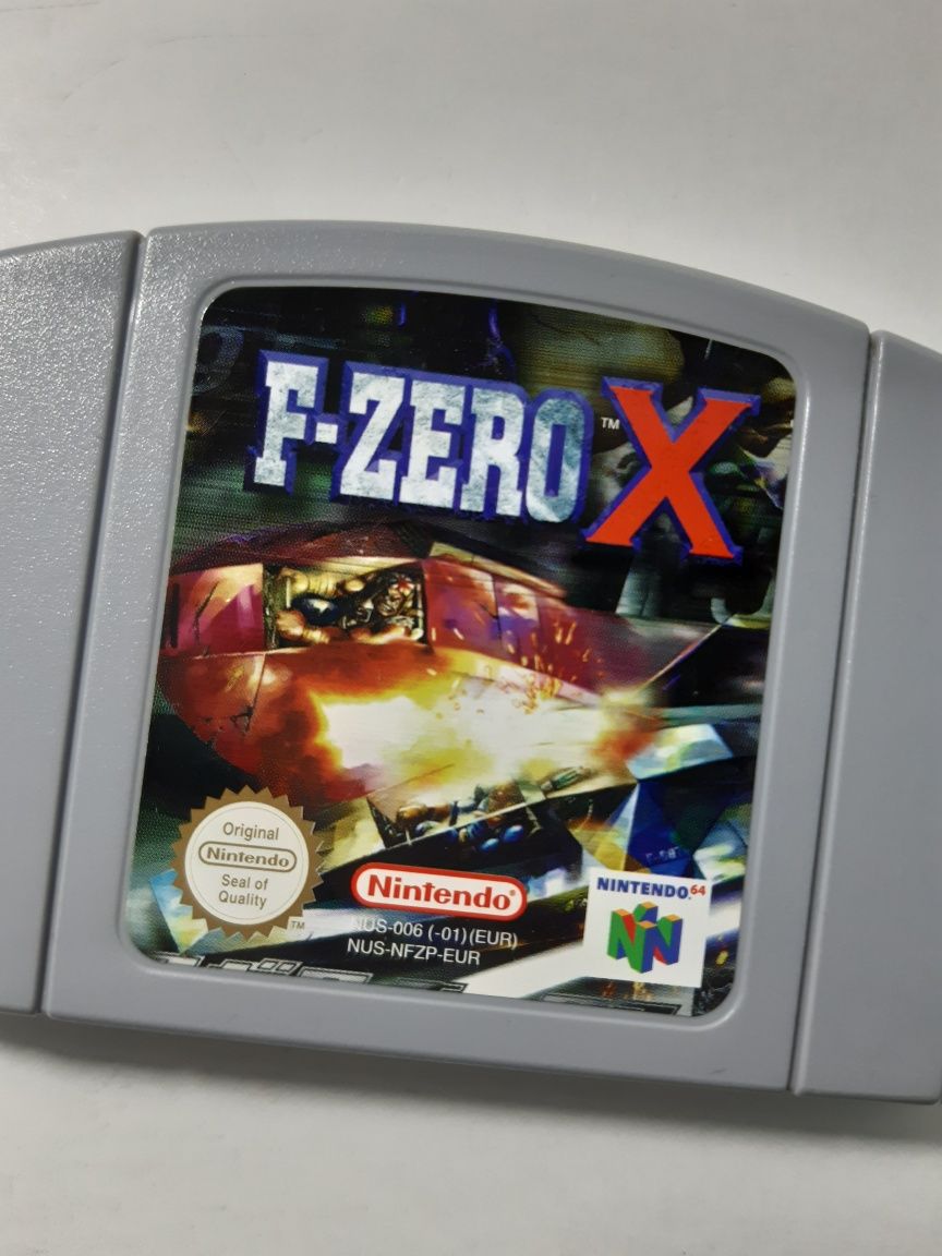 Jogo F-Zero X para a Nintendo 64 (N64, PAL, EUR, 1998)