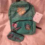 Plecak plus kosmetyczka Harry Potter zielony