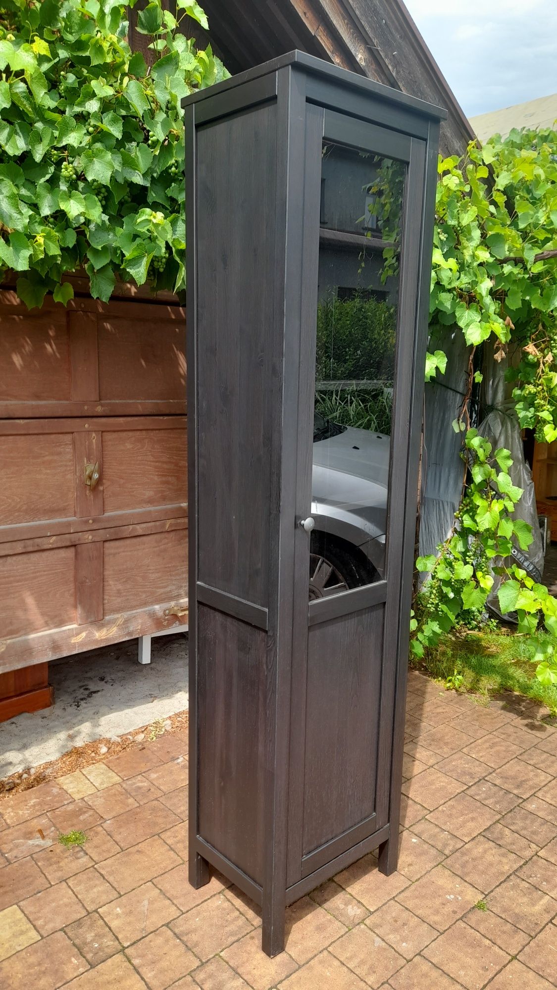 Witryny, biblioteczki, Ikea , Hemnes, lite drewno - 2 sztuki