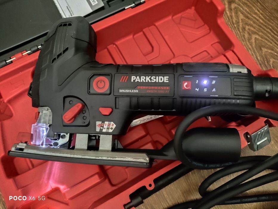 Parkside performance PPSTK 550 a1 wyrzynarka brushless
