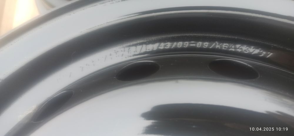 Диски Fiat Punto Evo 4Х100 R-15 ЕТ-43 J-6 ЦО- 56мм