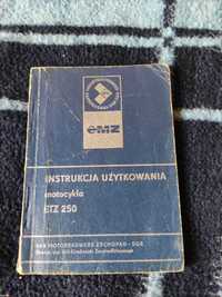 Instrukcja obsługi motoru ETZ 250 z roku 81