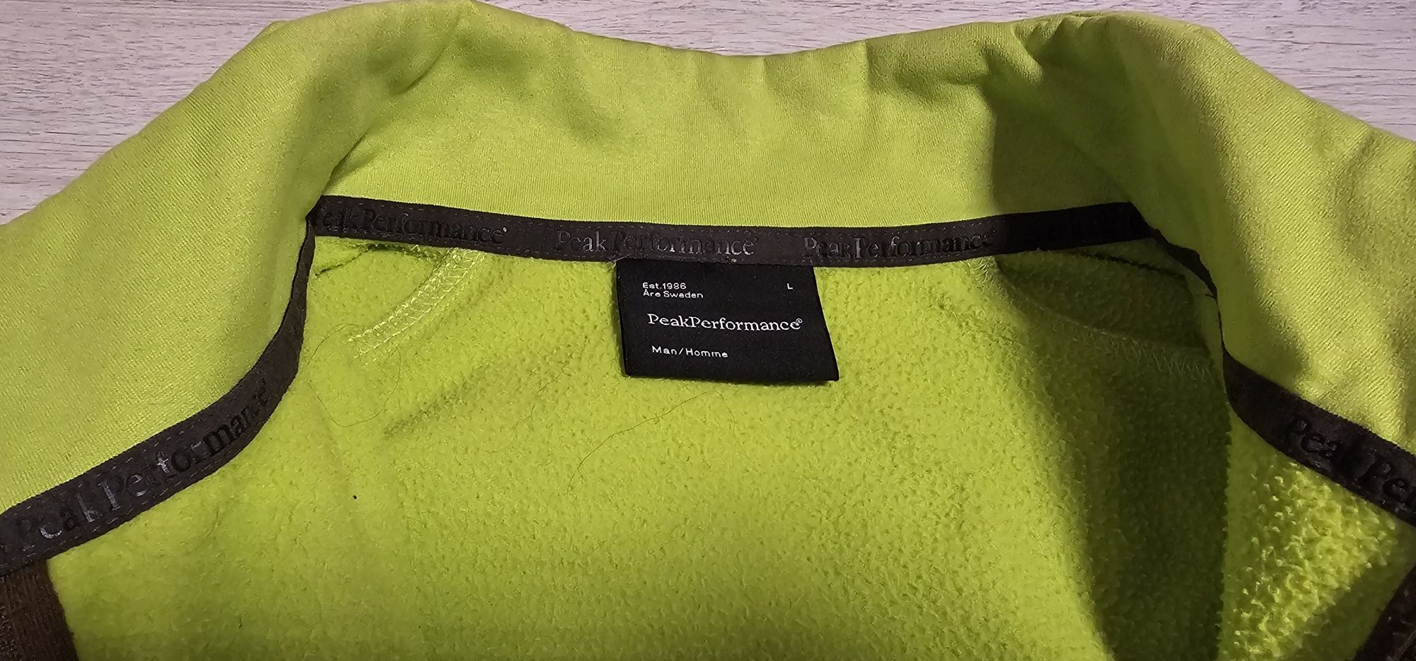 Peak Performance Hayden Z bluza męska L wymiary na zdjęciach