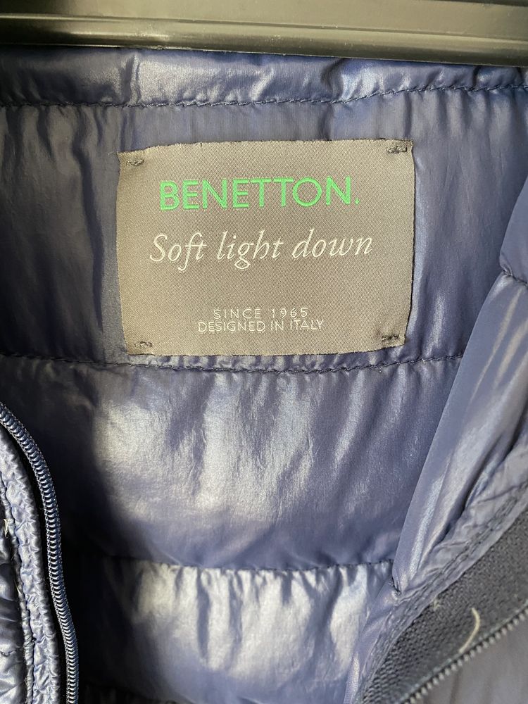 Blusao de penas benetton