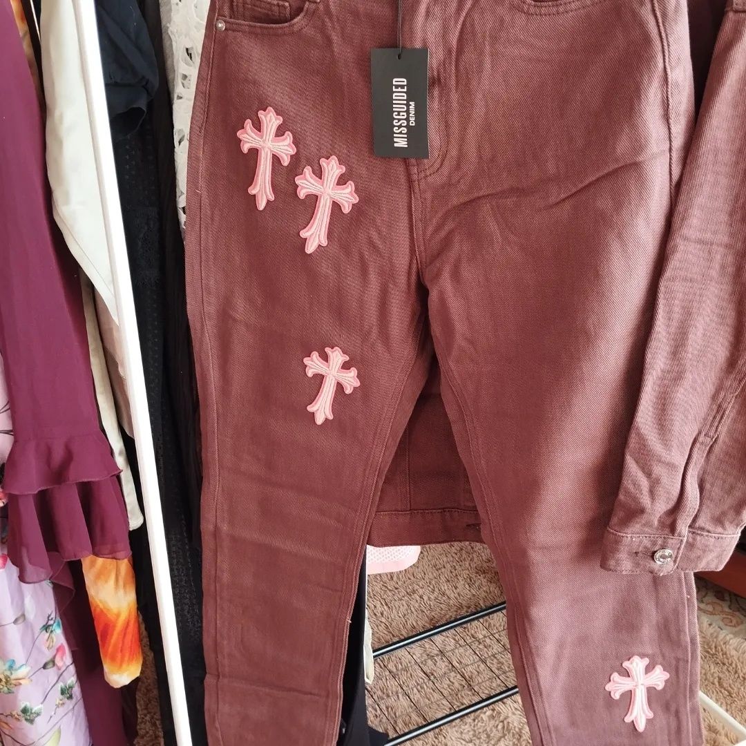 Костюм MISSGUIDED denim
арт. 1008

Куртка 
Довжина - 63см
Рукав - 48см