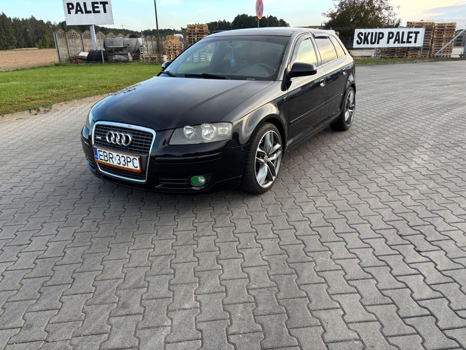 Audi A3 2.0TFSI DSG, 2006r. S-line + gaz, dach panorama