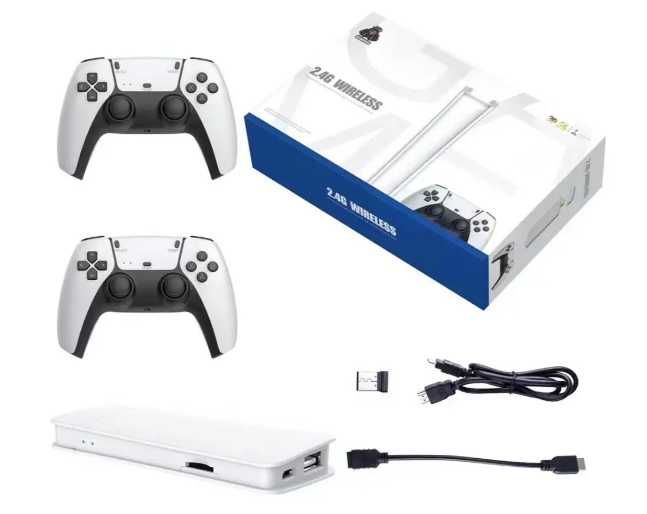 Игровая приставка M15 64gb беспроводная, консоль Mini Game Stick HDMI