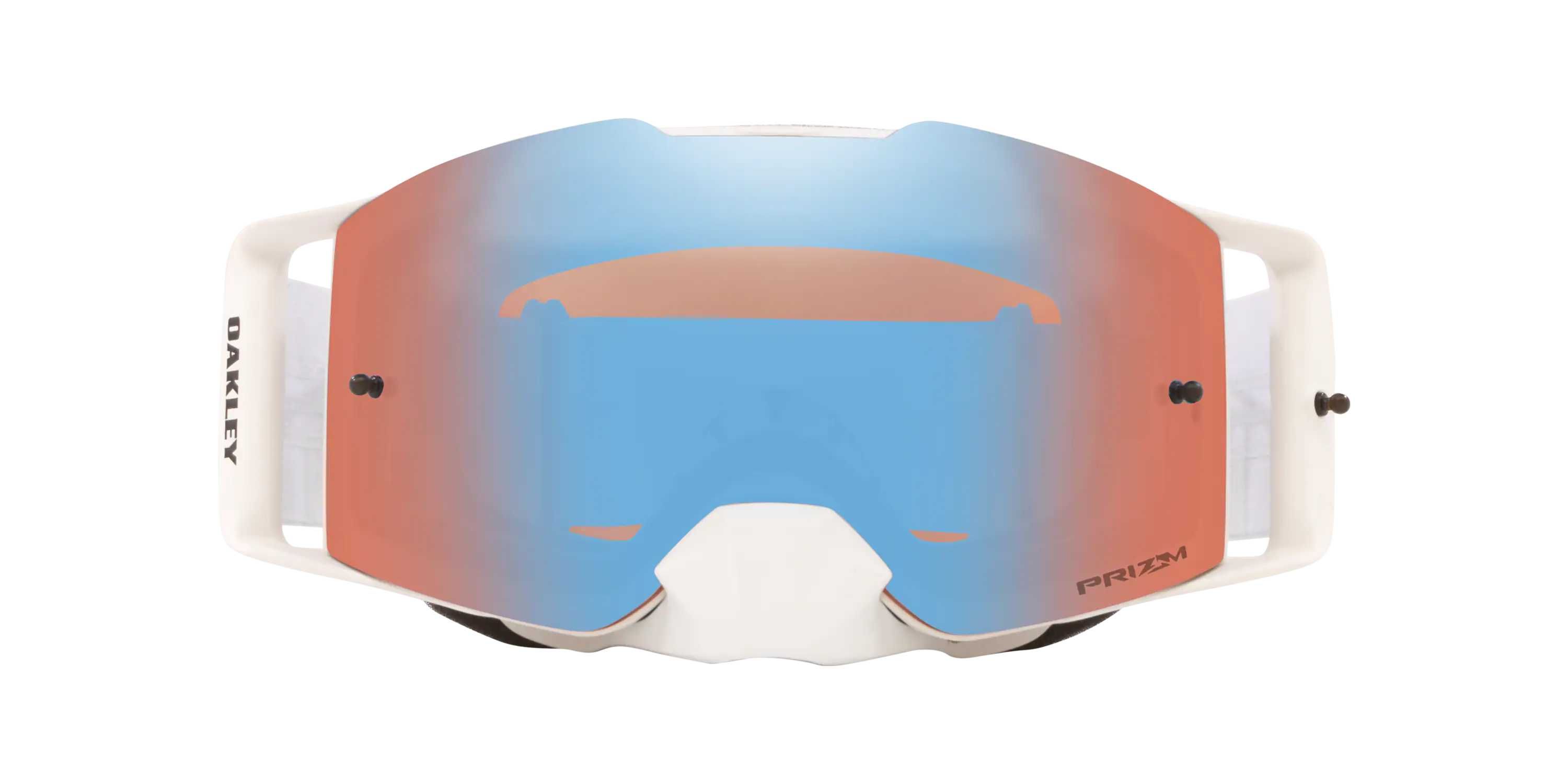 Gogle Oakley Frontline MX Factory Pilot White PRIZM Sapphire Iridium