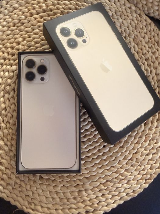 iPhone 13 Pro Max, Gold, 256GB, stan bdb