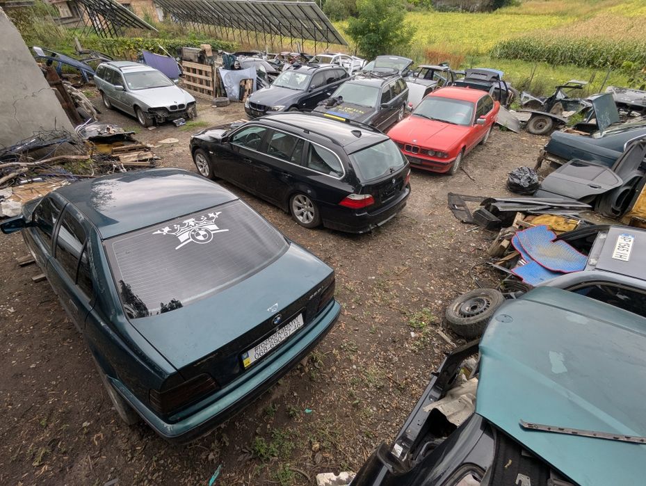 Розбірка BMW шрот запчастини розборка двигун БМВ кузов КП ходова салон