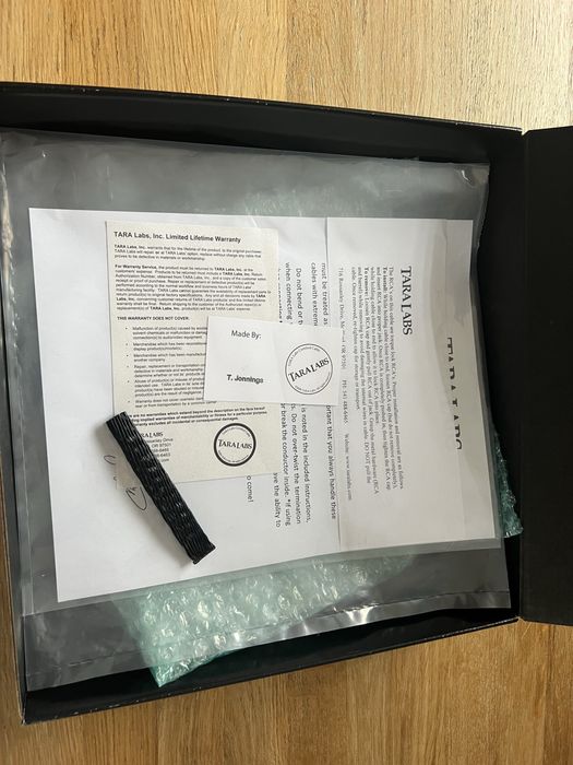 Tara Labs Apollo Extreme Interkonekt RCA 1m