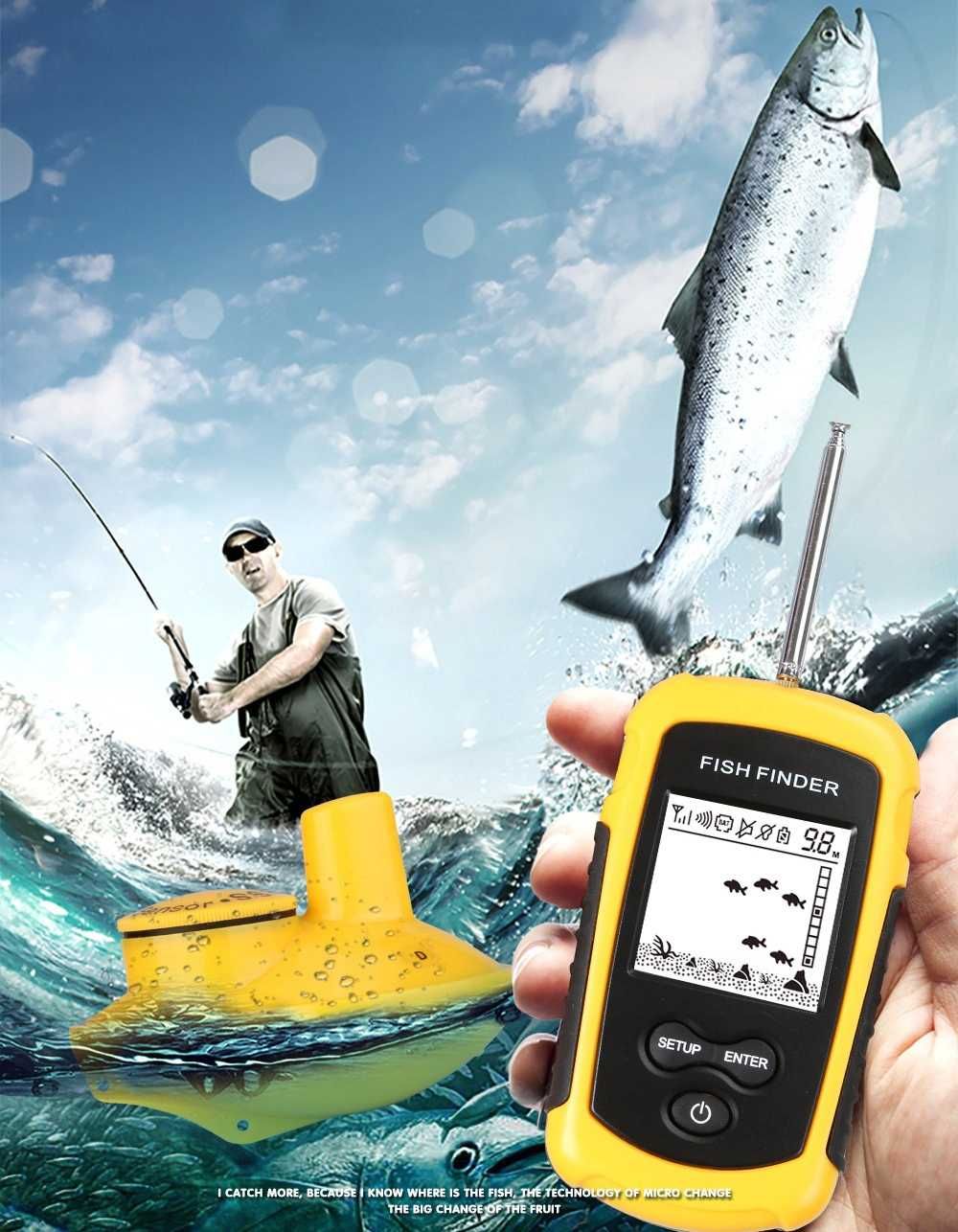 Echosonda Lucky FFW1108-1 sonar bezprzewodowy