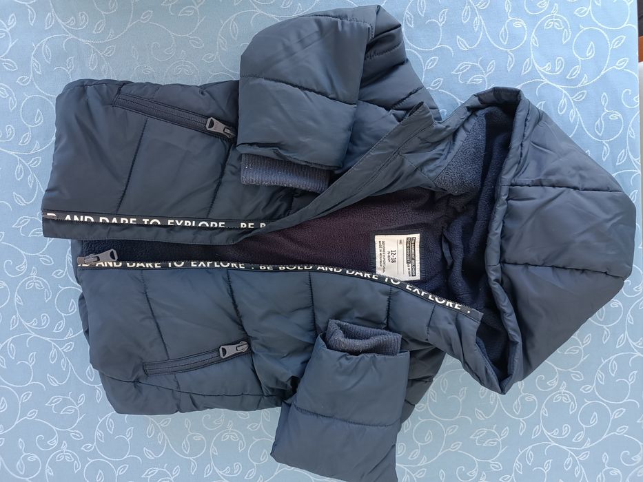 Blusão menino azul escuro