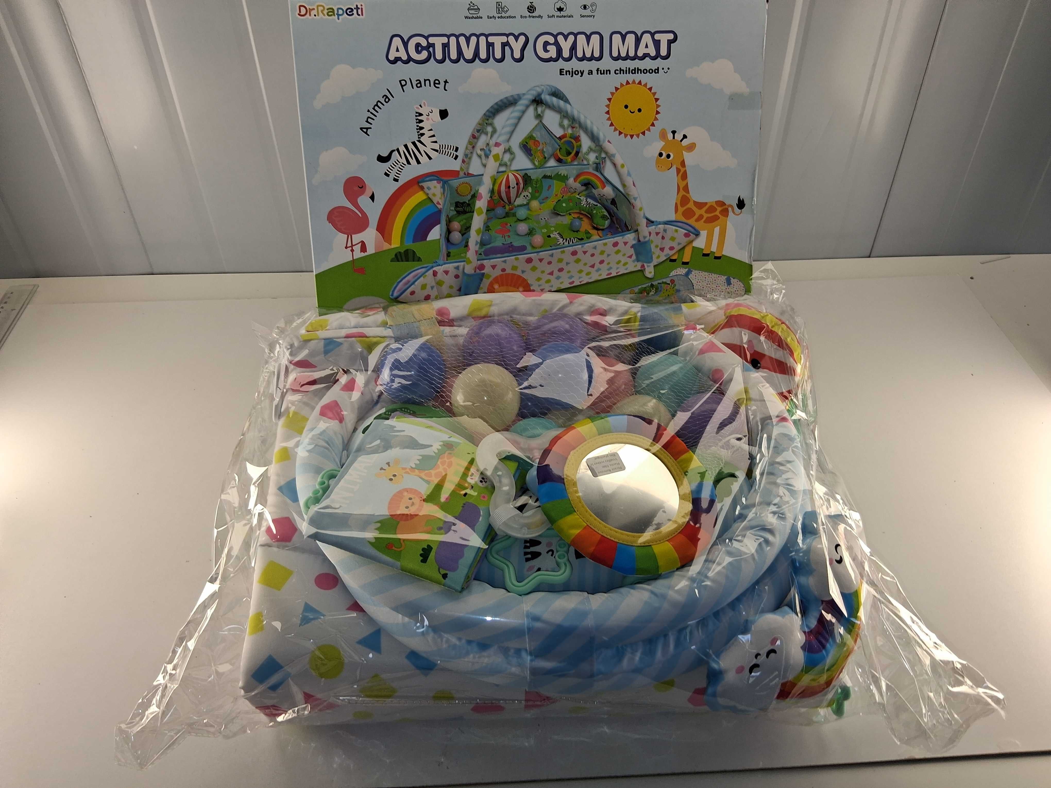 I166 Dr. Rapeti Mata Edukacyjna Sensoryczna Z Pałąkami I Piłkami