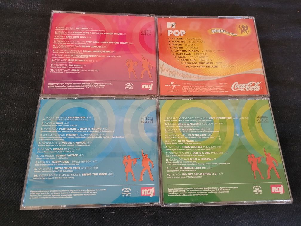 CD x 4 Party Hits '70, '80, 2000, POP Mtv 2000/2008 Magic Records