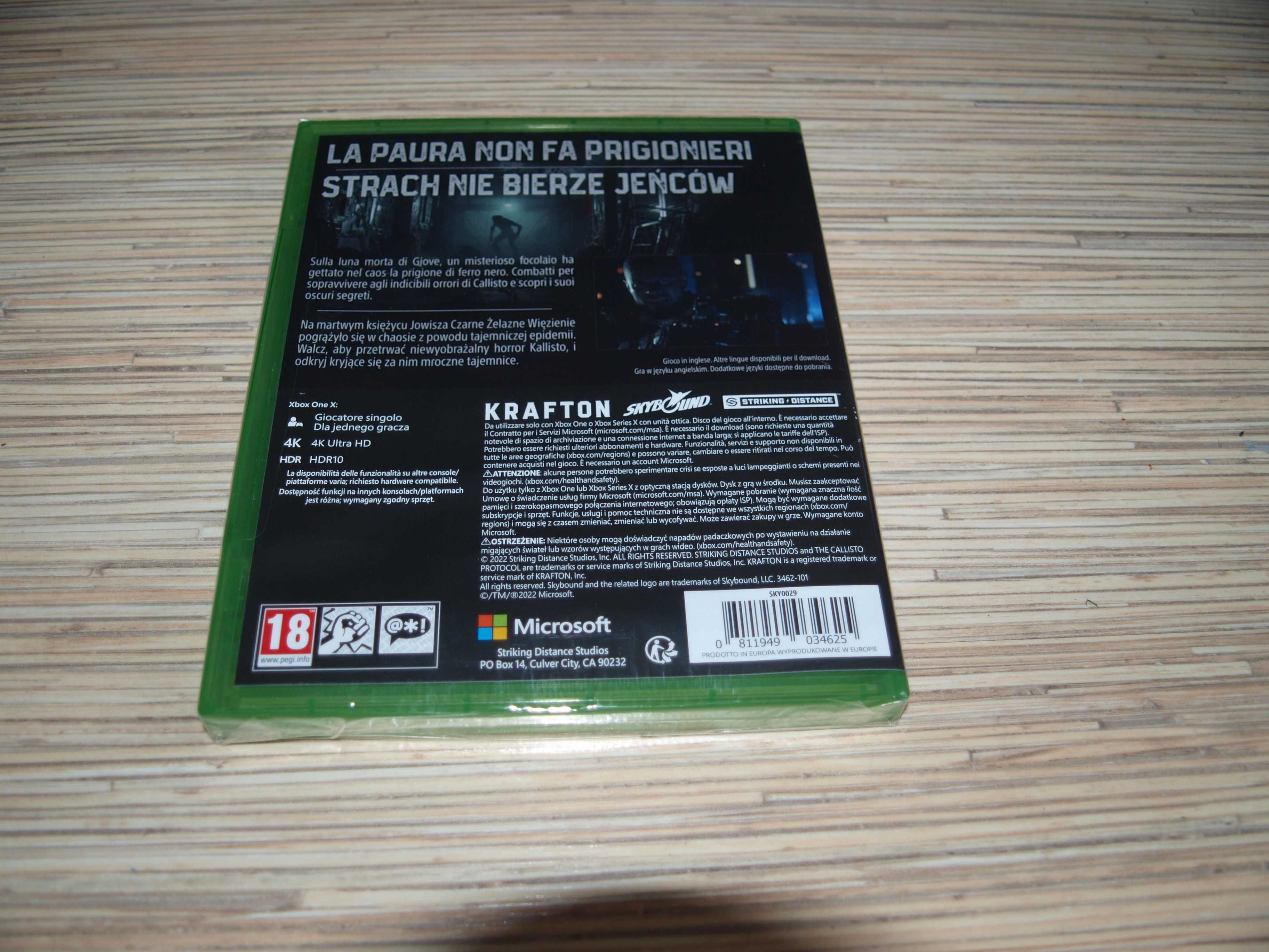 Gra The Callisto Protocol Day One Edition PL Xbox one nowa we folii!!