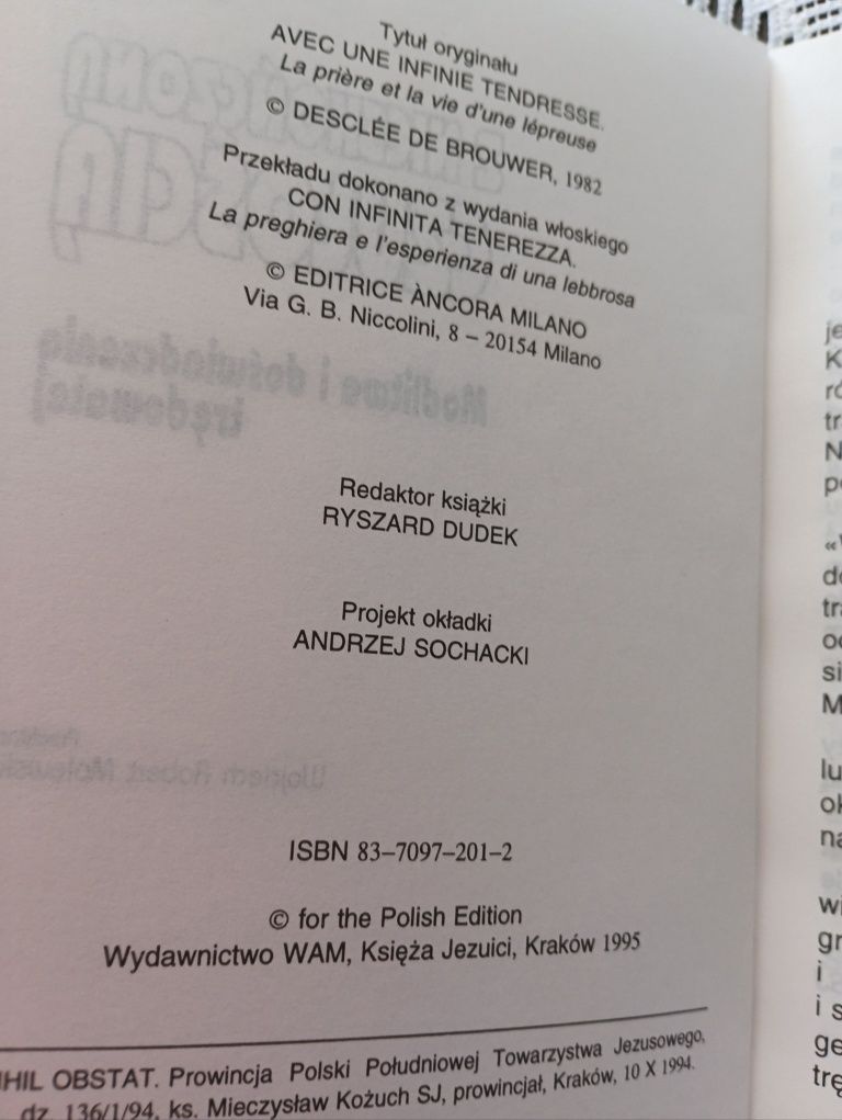Z nieskończoną czułością Modlitwa i doświadczenia trędowatej Weronika