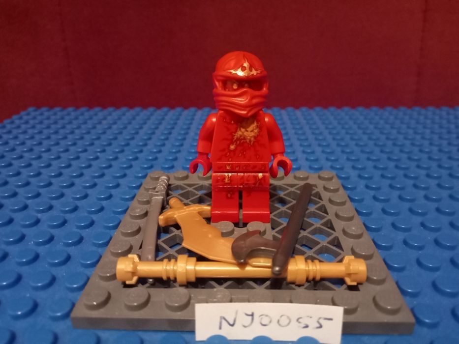 NJO055 Kai NRG Lego Ninjago stan DB/BDB + bronie