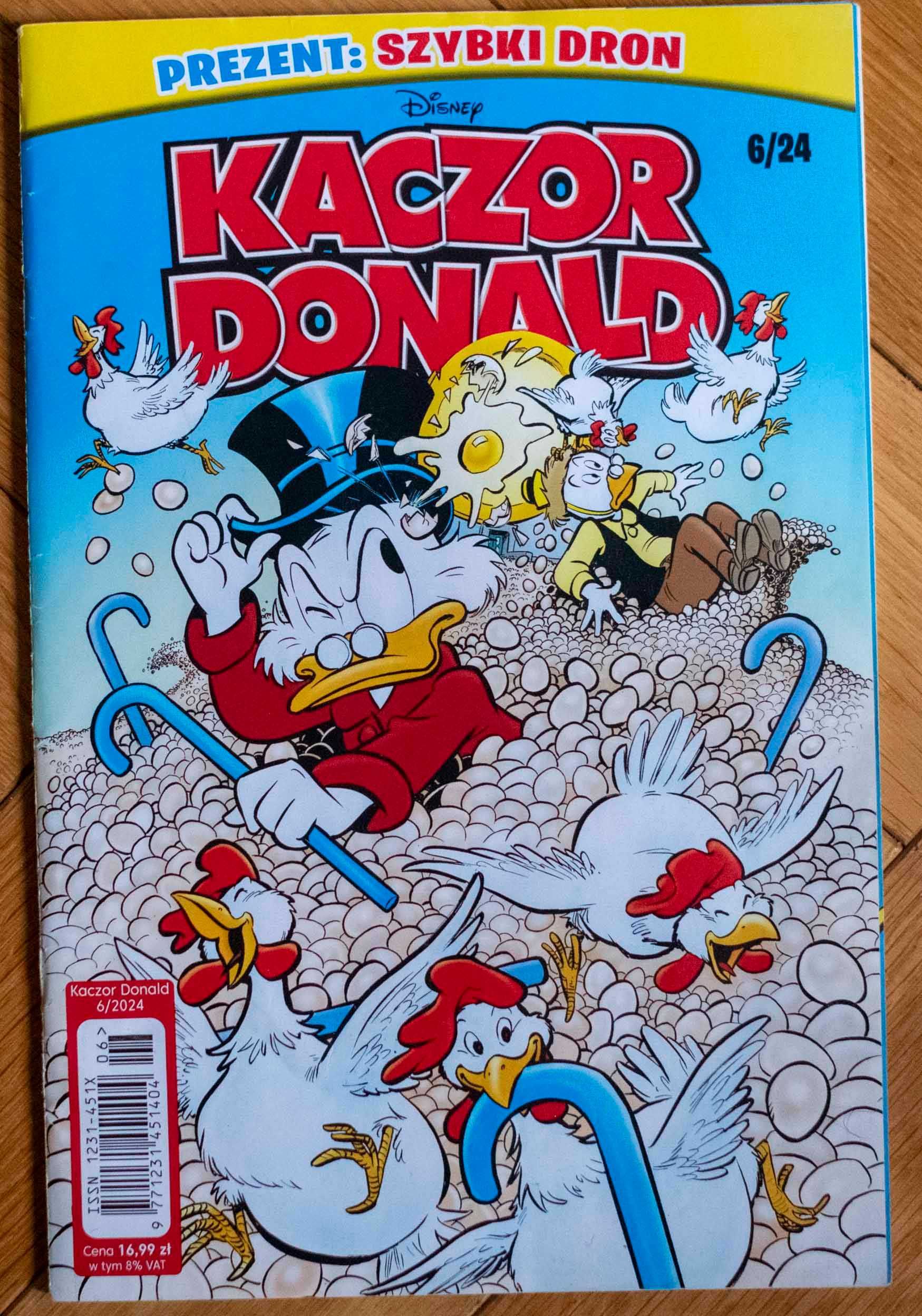 Kaczor Donald Magazyn 6/2024  Egmont Polska Czasopismo czerwiec 2024