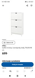 Szafka na buty ikea stall