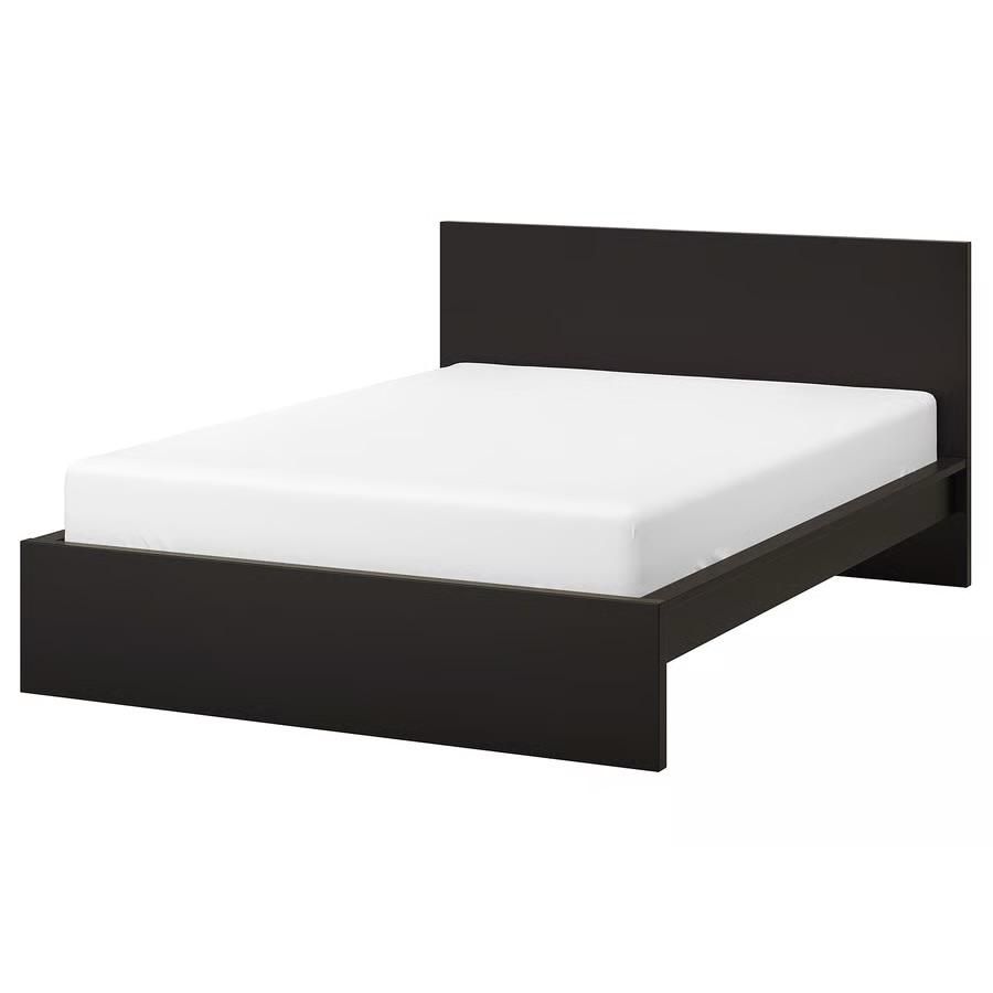Cama + estrado + colchão MALM Ikea
