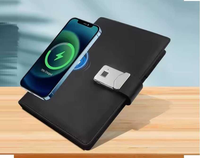 Смарт Блокнот щоденник, з відбитком пальця Touch ID та Power Bank