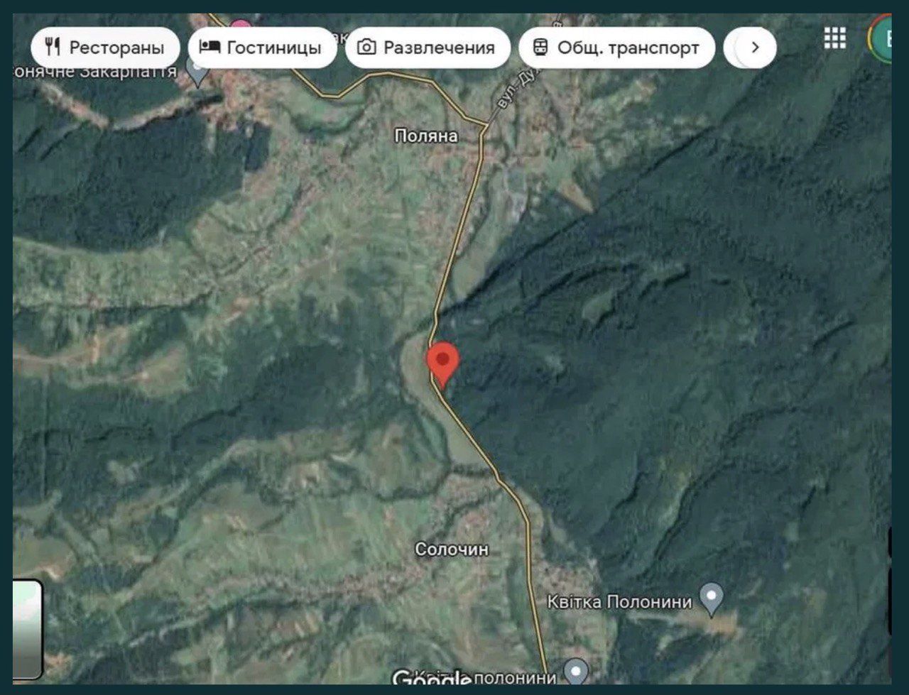 Земельна ділянка в с. Солочин