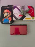 Nintendo 3DS XL Vermelha Desbloqueada