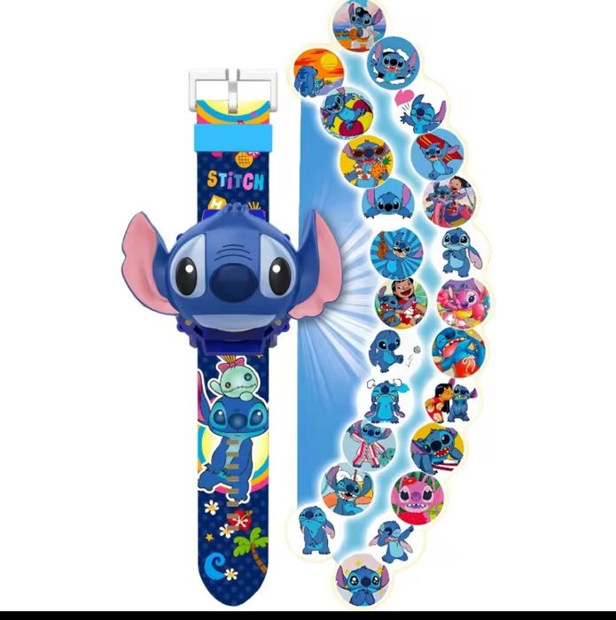 Проекційний  годинник Стич Disney Lilo and Stitch - 24 види зображення