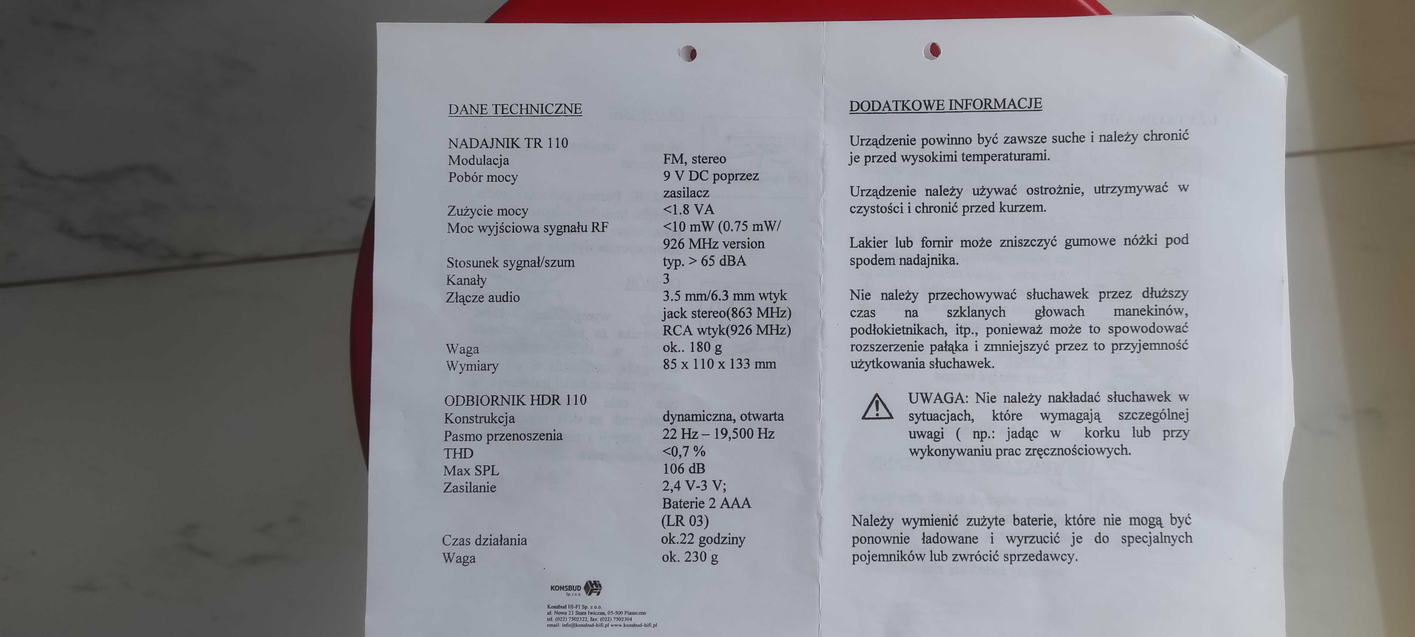 Słuchawki bezprzewodowe Sennheiser