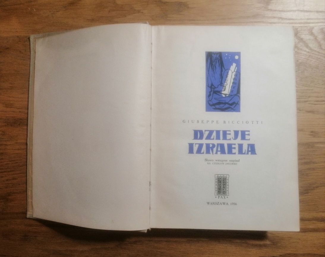 Dzieje Izraela - Giuseppe Riccotti - 1956