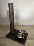 Drapak 60cm plus miski stalowe