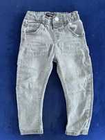 Jeansy Denim Co. 92 cm z szelkami