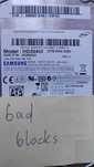 Dysk HDD Samsung HD204UI 2TB - bad blocks