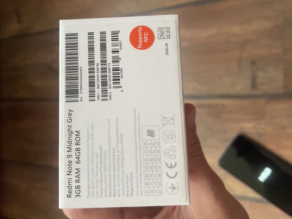 Xiaomi redmi note 9 (64gb) NFC - Battery good